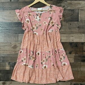 Oddi Babydoll Floral Tiered Dress | NWT | Flowy Fit | Sizes S & M